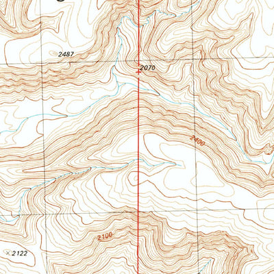 United States Geological Survey Cementosa Wash, AZ (1990, 24000-Scale) digital map