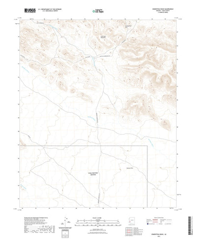 United States Geological Survey Cementosa Wash, AZ (2021, 24000-Scale) digital map