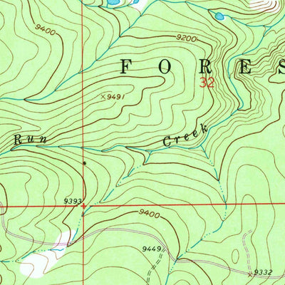 United States Geological Survey Centennial, WY (1961, 24000-Scale) digital map