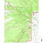 United States Geological Survey Centennial, WY (1992, 24000-Scale) digital map