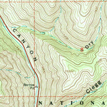 United States Geological Survey Center Creek, UT (1993, 24000-Scale) digital map
