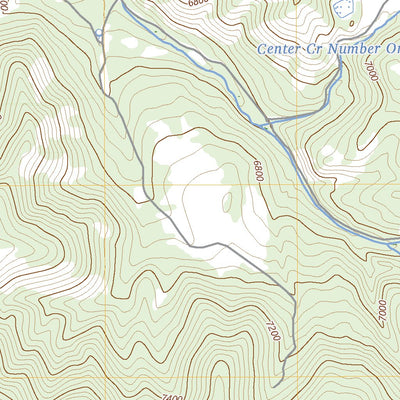 United States Geological Survey Center Creek, UT (2023, 24000-Scale) digital map