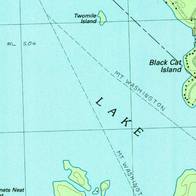 United States Geological Survey Center Harbor, NH (1987, 24000-Scale) digital map