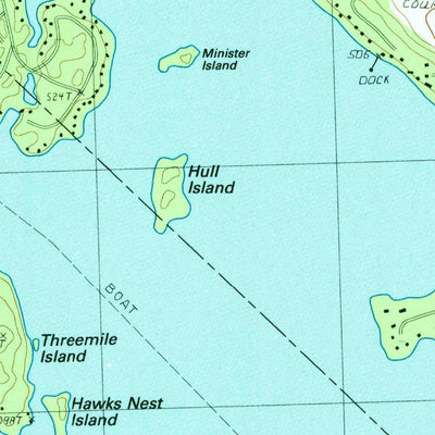 United States Geological Survey Center Harbor, NH (1987, 24000-Scale) digital map