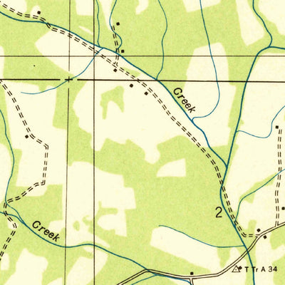 United States Geological Survey Center Hill, AL (1936, 24000-Scale) digital map