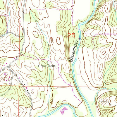 United States Geological Survey Center Hill, AL (1952, 24000-Scale) digital map