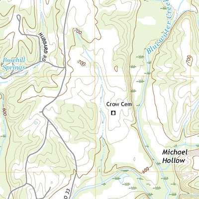 United States Geological Survey Center Hill, AL (2021, 24000-Scale) digital map