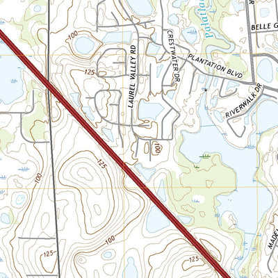 United States Geological Survey Center Hill, FL (2021, 24000-Scale) digital map