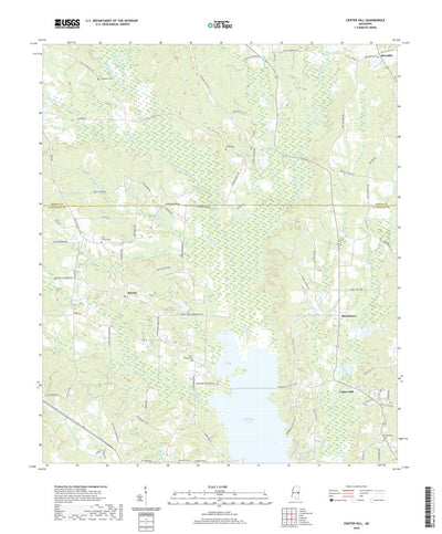 United States Geological Survey Center Hill, MS (2020, 24000-Scale) digital map