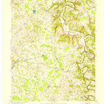 United States Geological Survey Center, KY (1953, 24000-Scale) digital map