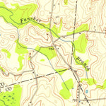 United States Geological Survey Center, KY (1953, 24000-Scale) digital map