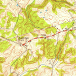 United States Geological Survey Center, KY (1953, 24000-Scale) digital map