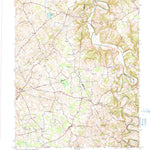 United States Geological Survey Center, KY (1961, 24000-Scale) digital map