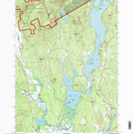 United States Geological Survey Center Lovell, ME (1995, 24000-Scale) digital map
