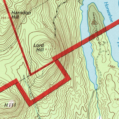 United States Geological Survey Center Lovell, ME (1995, 24000-Scale) digital map