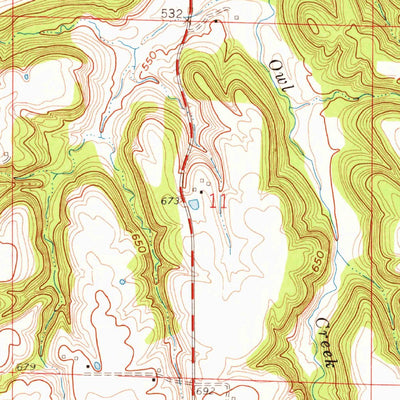 United States Geological Survey Center, MO (1959, 24000-Scale) digital map