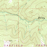 United States Geological Survey Center Mountain, CO (1963, 24000-Scale) digital map