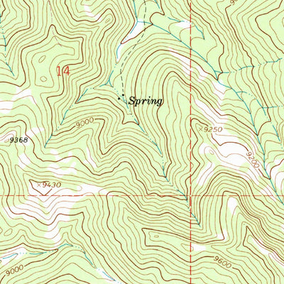 United States Geological Survey Center Mountain, CO (1963, 24000-Scale) digital map