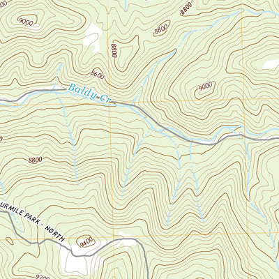 United States Geological Survey Center Mountain, CO (2022, 24000-Scale) digital map