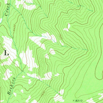 United States Geological Survey Center Mountain, ID (1973, 24000-Scale) digital map