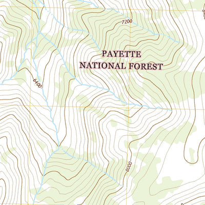 United States Geological Survey Center Mountain, ID (2020, 24000-Scale) digital map