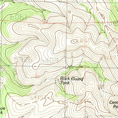 United States Geological Survey Center Peak, NM (1982, 24000-Scale) digital map