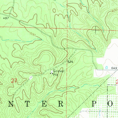 United States Geological Survey Center Point, AR (1970, 24000-Scale) digital map