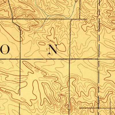 United States Geological Survey Center Point, IA (1899, 62500-Scale) digital map