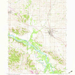 United States Geological Survey Center Point, IA (1968, 24000-Scale) digital map