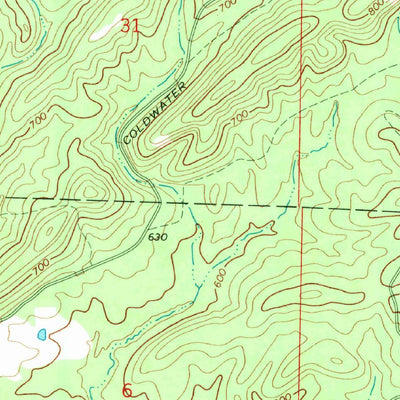 United States Geological Survey Center Point NE, AR (1970, 24000-Scale) digital map