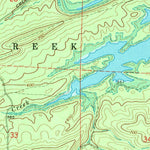 United States Geological Survey Center Point NE, AR (1970, 24000-Scale) digital map