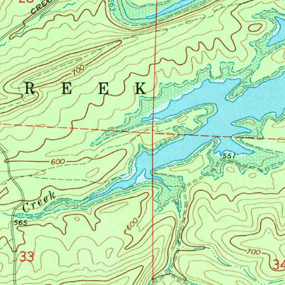 United States Geological Survey Center Point NE, AR (1970, 24000-Scale) digital map