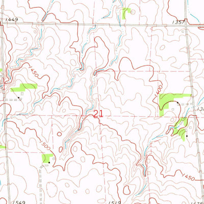 United States Geological Survey Center Point, SD (1970, 24000-Scale) digital map