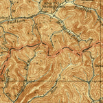 United States Geological Survey Center Point, WV (1925, 62500-Scale) digital map