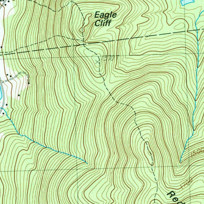 United States Geological Survey Center Sandwich, NH (1987, 24000-Scale) digital map