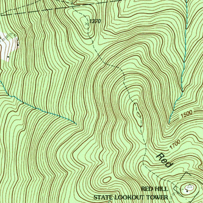 United States Geological Survey Center Sandwich, NH (1995, 24000-Scale) digital map