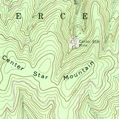 United States Geological Survey Center Star Mountain, ID (1962, 24000-Scale) digital map