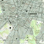 United States Geological Survey Center, TX (1984, 24000-Scale) digital map