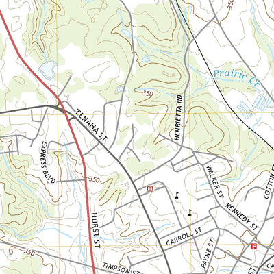 United States Geological Survey Center, TX (2022, 24000-Scale) digital map