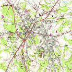 United States Geological Survey Center, TX-LA (1958, 62500-Scale) digital map