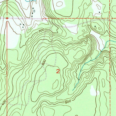 United States Geological Survey Center, WA (1953, 24000-Scale) digital map