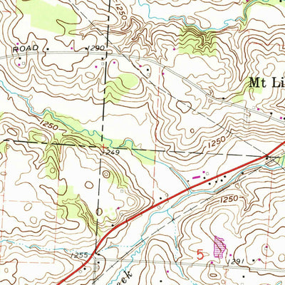 United States Geological Survey Centerburg, OH (1961, 24000-Scale) digital map