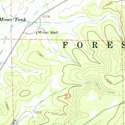 United States Geological Survey Centerfire Bog, NM (1965, 24000-Scale) digital map