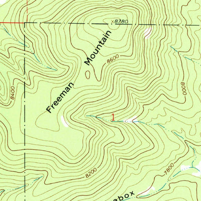 United States Geological Survey Centerfire Bog, NM (1965, 24000-Scale) digital map