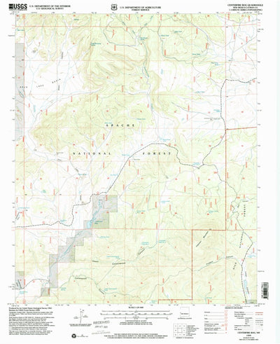 United States Geological Survey Centerfire Bog, NM (1999, 24000-Scale) digital map