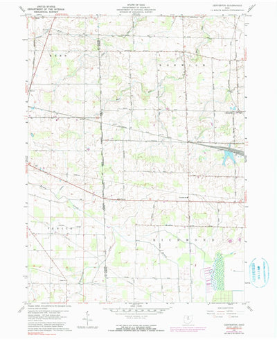 United States Geological Survey Centerton, OH (1960, 24000-Scale) digital map
