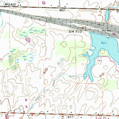 United States Geological Survey Centerton, OH (1960, 24000-Scale) digital map