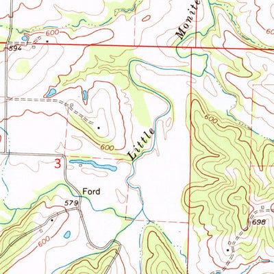 United States Geological Survey Centertown NW, MO (1969, 24000-Scale) digital map