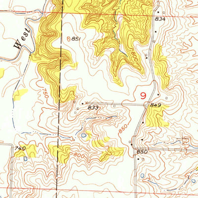 United States Geological Survey Centerview, MO (1954, 24000-Scale) digital map