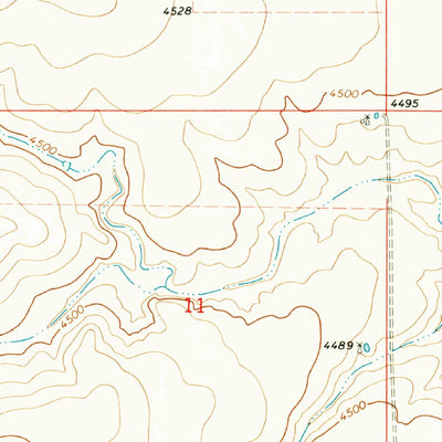 United States Geological Survey Centerville Corner, NM (1971, 24000-Scale) digital map